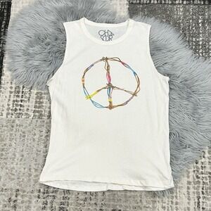 CHASER Official Women's‎ Peace Sign Dreamcatcher Sleeveless Tank Size Large